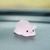 6Pcs Mini Luminous Pigs Figures Miniature Pig Figurines Miniature Garden Pigs Mini Piggy Resin Pig Fairy Garden Ornament