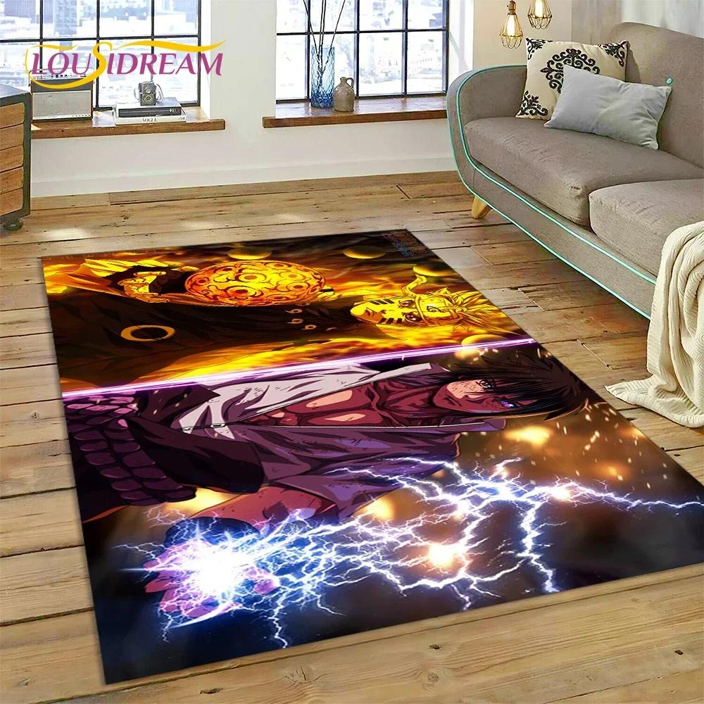 Cartoon 3D I-Itachi Japan Anime Carpet Rug for Living Room Bedroom Home Sofa Decoration,Kids Play Area Rug Non-slip Floor Mat