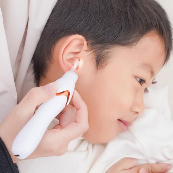 Electric Ear Wax Remover with Built-in LED Lights Ear Pick Spoon Low Noise Washable USB Charging Spiral Ear Cleaning Tool for Kids Adults