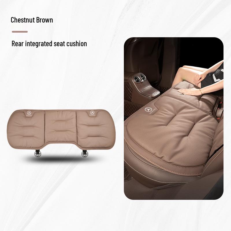 Всесезонные чехлы на сиденья автомобиля из кожи наппа для Mercedes-Benz, BMW, Tesla и Volkswagen - Мягкие для лета