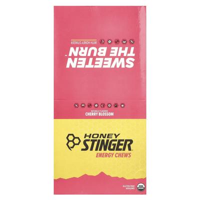 Honey Stinger, энергетические жевательные конфеты, цветущая вишня, 12 упаковок, 50 г (1.8 унция) каждый