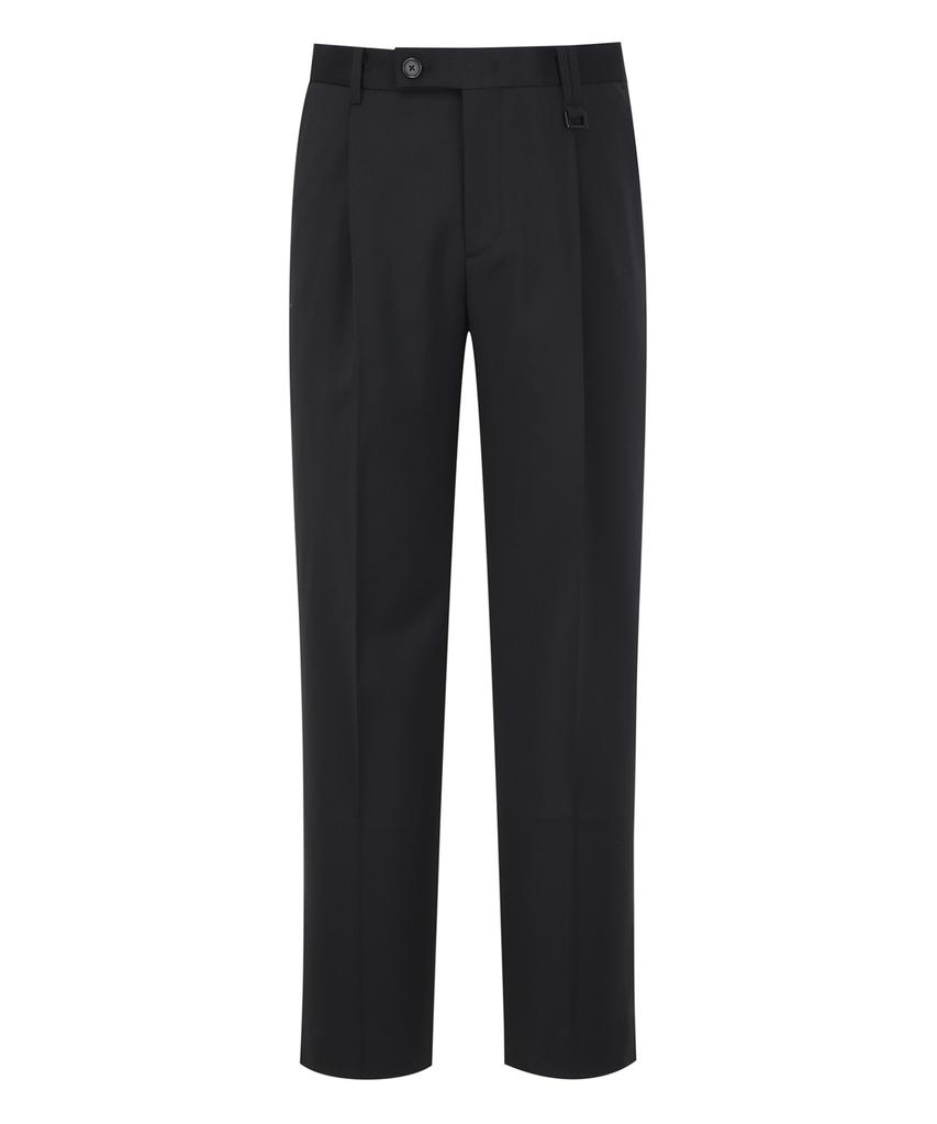 Jilseutyueoteunyuyogmaen Wool Setup Pants - Black (Jnpa6B381Bk)