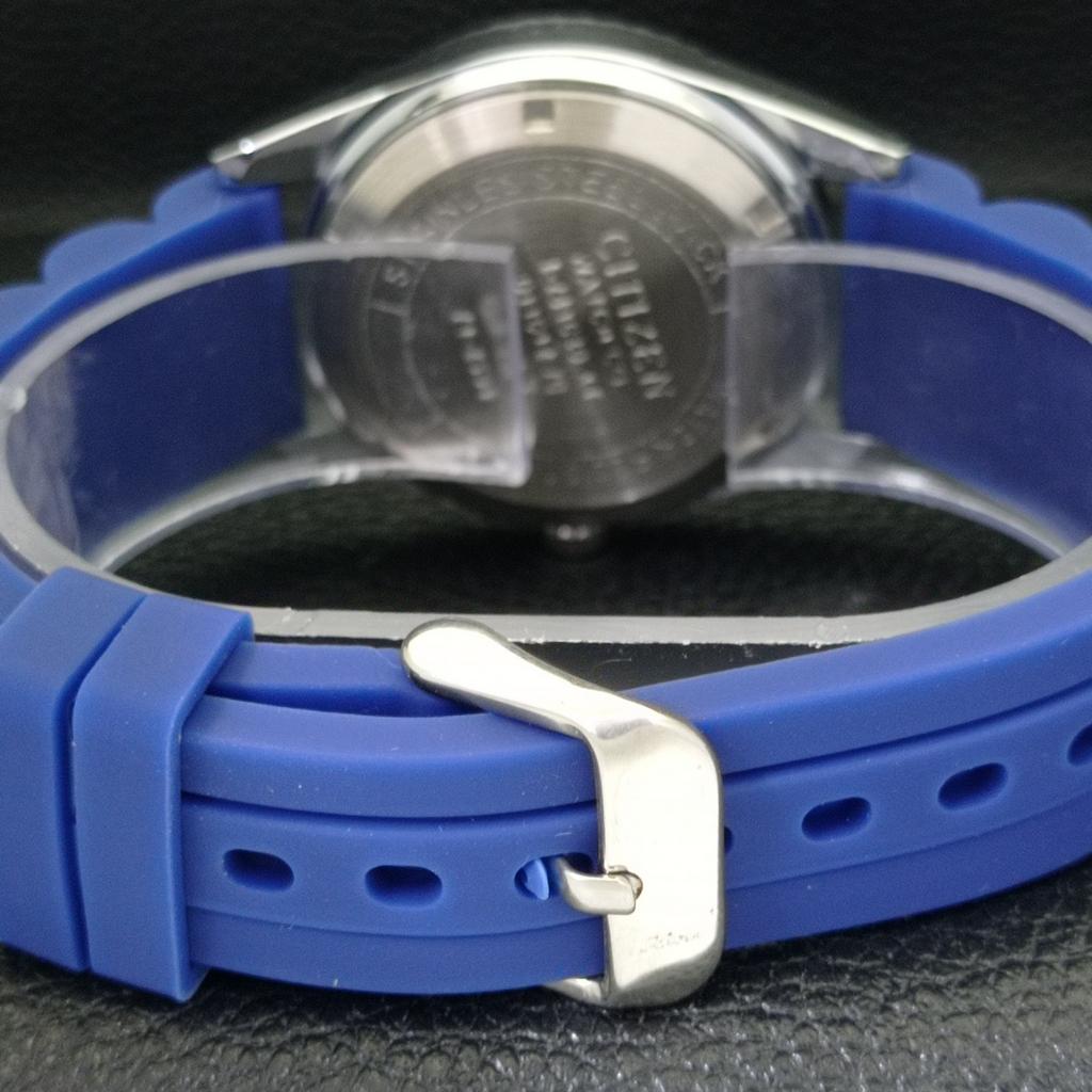 REFURBISHED MENS CITIZEN AUTOMATIC 8200 JAPAN DAY&DATE BLUE DIAL WATCH a432564-2 R112-a432564