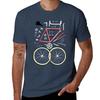 Bicycle Parts T-Shirt Plus Size Gym Sports T-Shirt