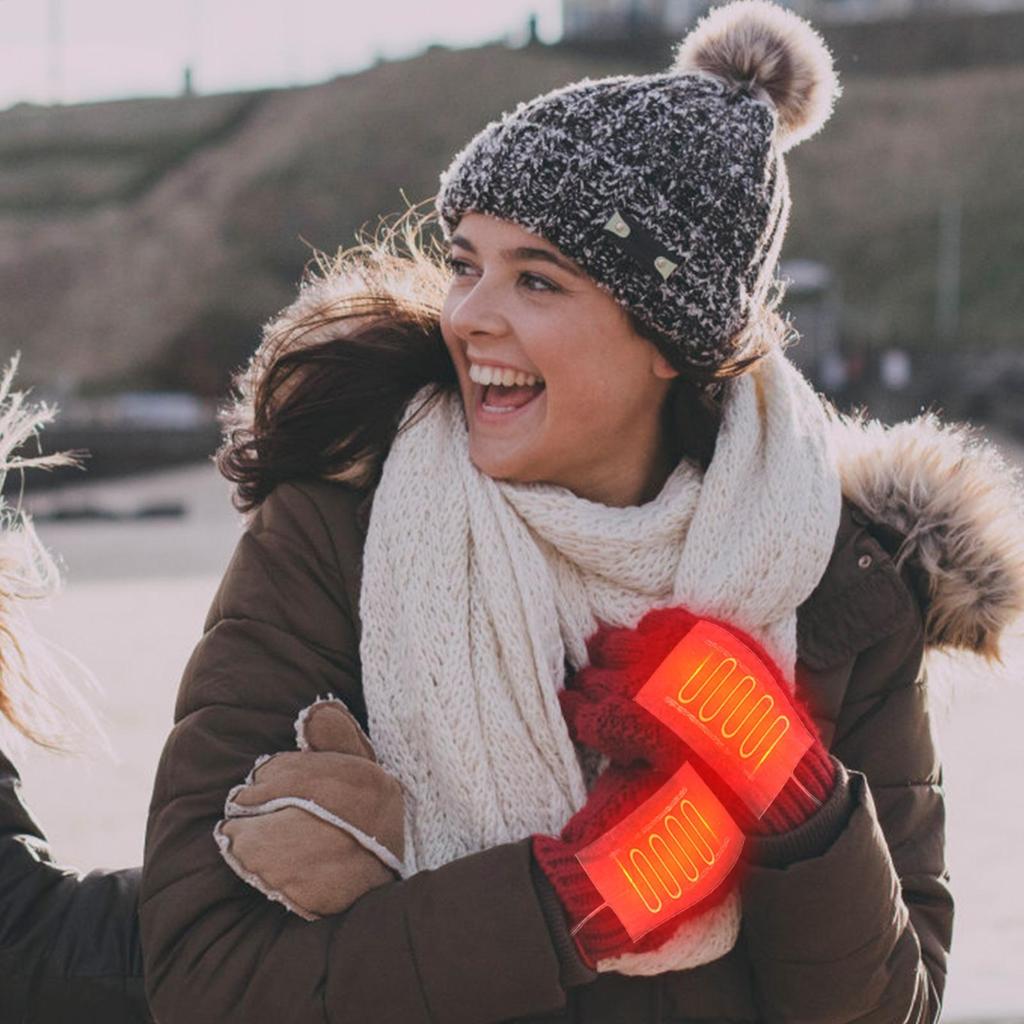 2 в 1 Греющая накладка Перчатки Накладка 5 В Греющая накладка для зимы Электрическая греющая накладка Зимняя греющая накладка USB греющая накладка для холода