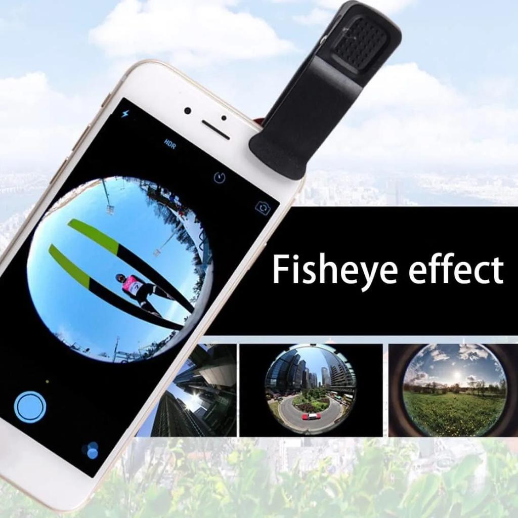 3 In 1 Fisheye Phone Lens Wide Angle Zoom Lens Fish Eye Macro Lenses Camera Kits With Clip Lens On The Phone For All Smart Phone