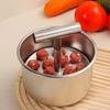 Stainless Steel Meatball Maker 45820 Balls Manual Meat Baller Machine Kitchen Extruded Meatball Making
