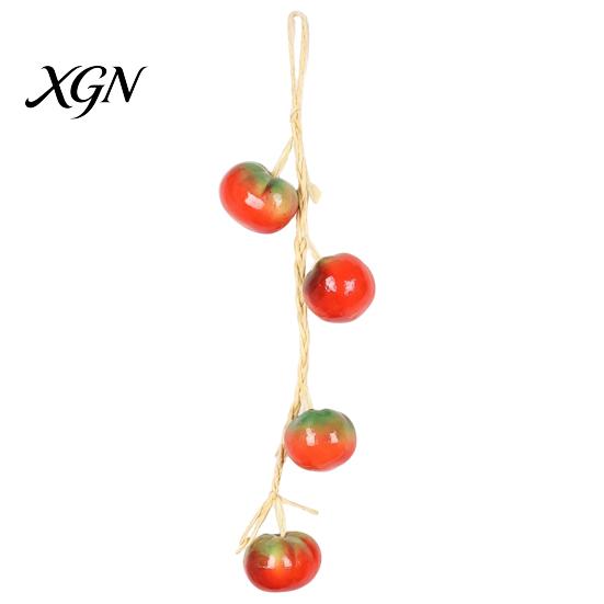 Realistic Fake Vegetables for Farmhouse Display Artificial Hanging String, Simulation Pendants, Kitchen Wall Vegetable Skewers Cafe Decor, Foam Props