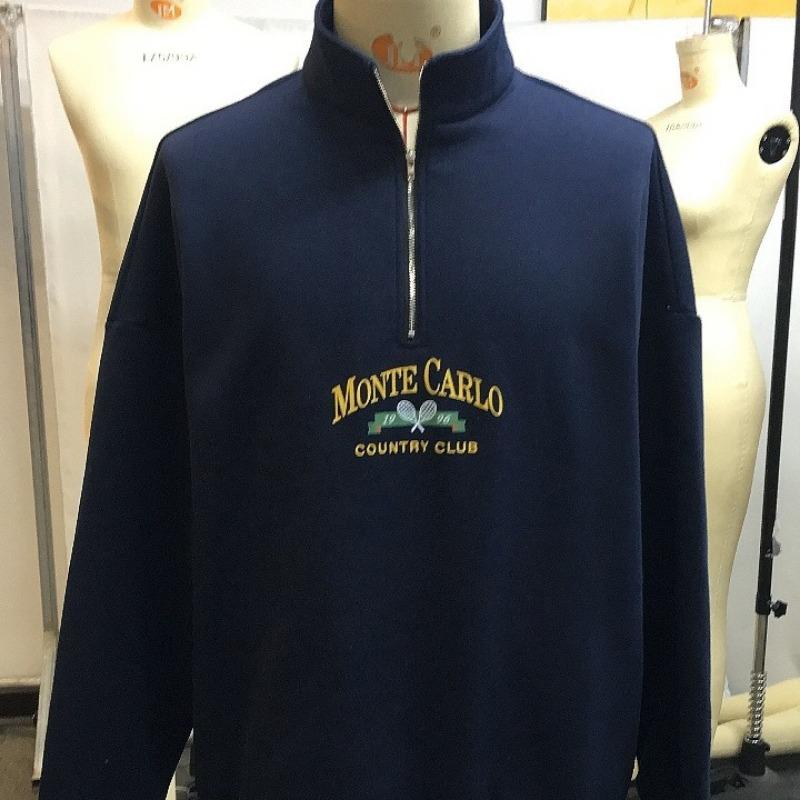 Осенняя ретро-толстовка с полумолнией, повседневная толстовка для отдыха на открытом воздухе