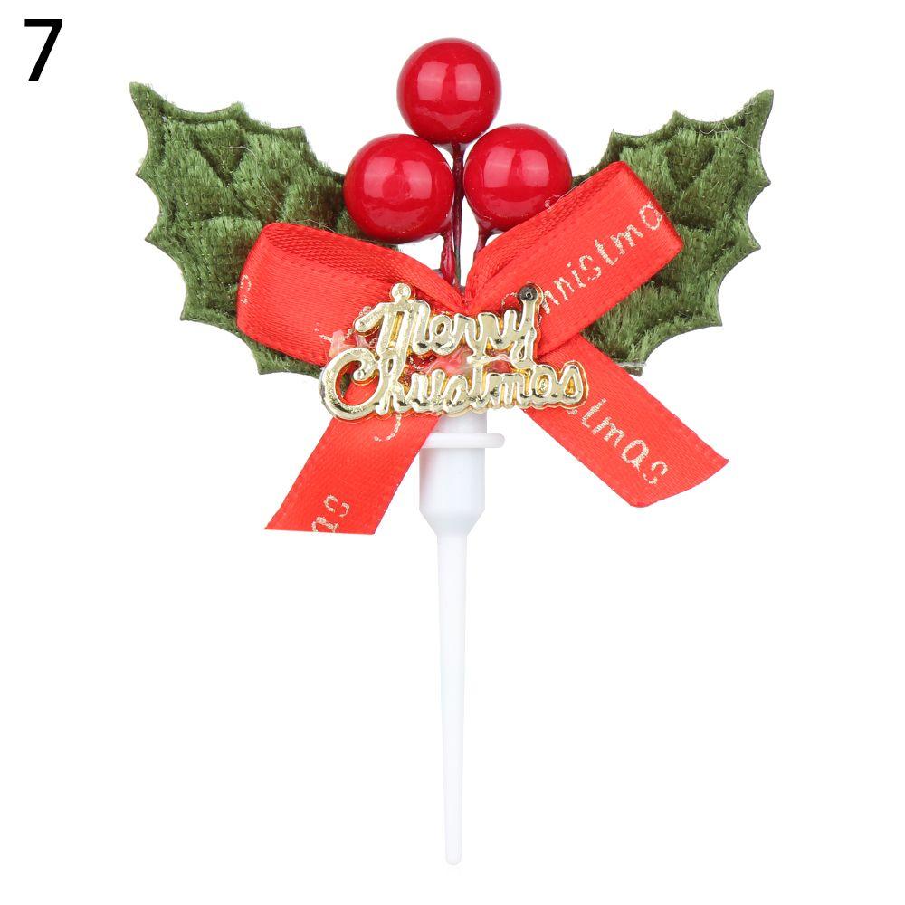 Claus Party Supplies Ornaments Christmas DIY New Year Xmas Cake Decor Christmas Cake Decoration