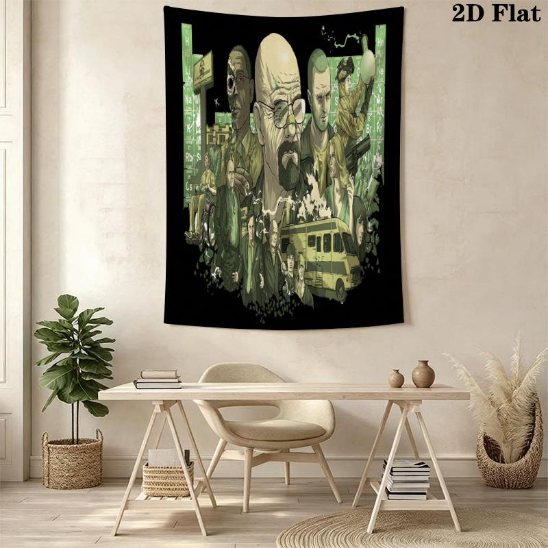 Bad Visual Masterpiece Tapestry Background Cloth Wallmounted Homestay Soft Decoration Tapestry Christmas Gift Wall Covering Decoration