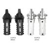 Pack of 2 Motorcycle Foot Pegs Folded Footrest Pedal Footpeg Repair Replacement for F 800 GS Adventure S1000XR Black