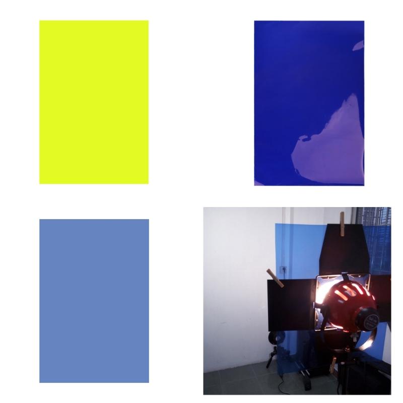 Профессиональный 40x50см 15.75x19.69дюйм Бумажный Гель Цветной Фильтр для Сценического Освещения Рыжий Свет Фильтровальная Бумага Цветной