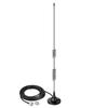 BINGFU Mobile Ham Radio Antenna Dual Frequency VHF UHF Ham Radio Antenna Magnetic Base PL259 Male Antenna Suitable for BTECH ICOM Midland Yaesu TYT