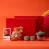 Haofeng 2025 Year of the Snake Lucky Bag Piggy Bank & Tea Set Gift Box