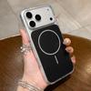 Защитный чехол с магнитной металлической кнопкой Original Color для iPhone 17 Pro Max - Полное покрытие