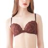 Wire Slims Underarm Natural Bust Soft Chocolate Bra, High-Arm Bra, Fat, Line, Wire, Tuche, JB3026H, Women's,