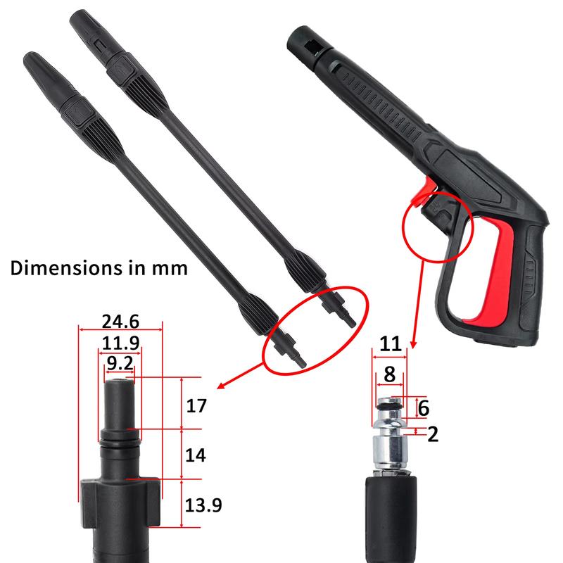 Насадка-распылитель для мойки высокого давления AR Blue Clean Black Decker Bosch Michelin Makita Stanley