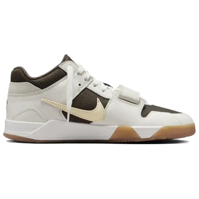 Travis Scott x Air Jordan Jordan Jumpman Jack TR Парус Унисекс Кроссовки Кремовый Муслин Темно-Мокко FZ8117-100