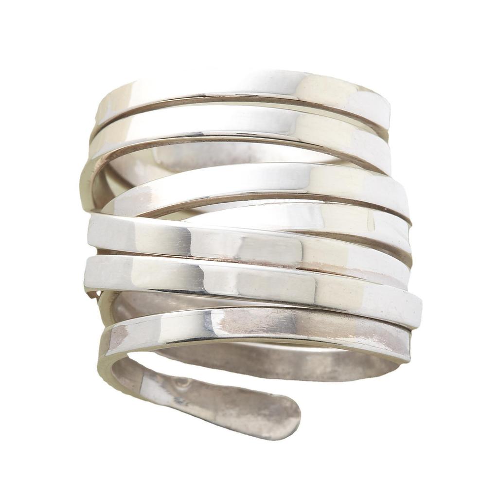 Fashionable Industrial Wind Winding Simple Geometric Fashion Fashion Ring