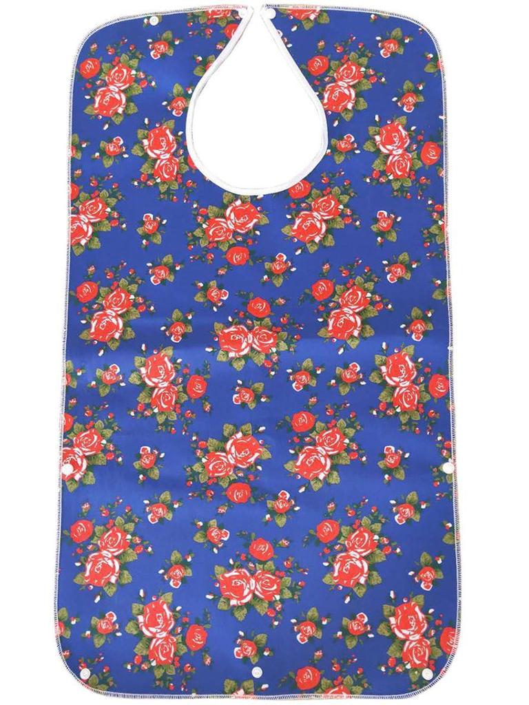 Водонепроницаемый клетчатый нагрудник для взрослых - герметичный, очень большой, устойчивый к пятнам, для столовой для пожилых людей