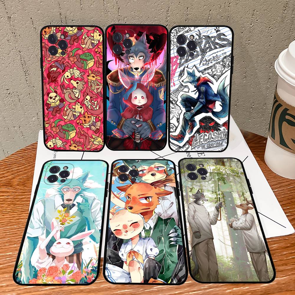 Классическое японское аниме B-Beastars Для iPhone 17 16 15 14 11 12 13 Pro Max Plus Чехол Милое Арт Покрытие для Телефона