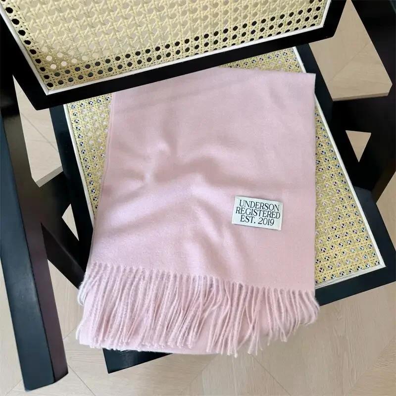 Purple Is Very Good To Match The New Solid Color Imitation Cashmere Scarf In Autumn and Winter of Dongdaemun, South Korea