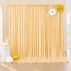 Wrinkle Free White Backdrop Curtain for Parties Soft Fabric Drapes Wedding White Curtain Backdrop for Birthday Party Decorations