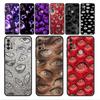 Scary Face Eyes Smiley Case For Motorola G30 G60 G22  G9 Play G82 G52 G8 G9 G50 One Fusion Edge 20 Black Soft Phone Capas