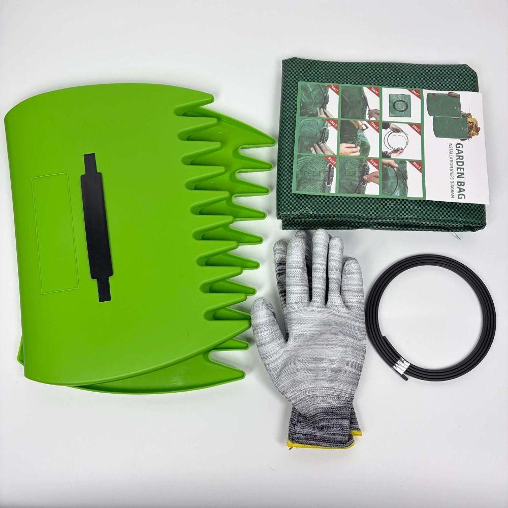 Hand Held Leaf Scoops Hand Rakes Lightweight Garden Leaf Collector Garden Cleaning Tool