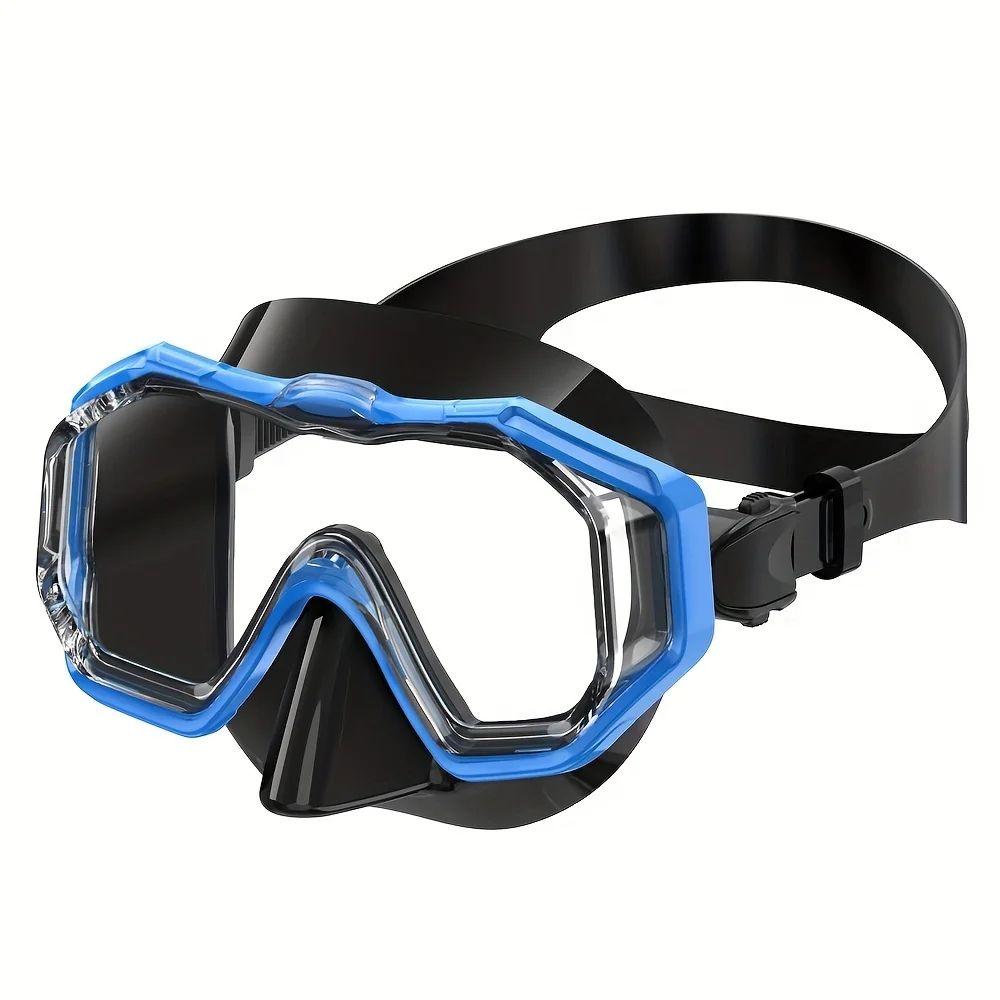 with Nose Cover Child Diving Mask PVC Strap Pool Swim Eyewear Snorkel Swimming Goggles for Youth