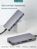 Хаб Type-C 8-в-1: 4K-дисплей, USB 3.0, Gigabit Ethernet-док-станция
