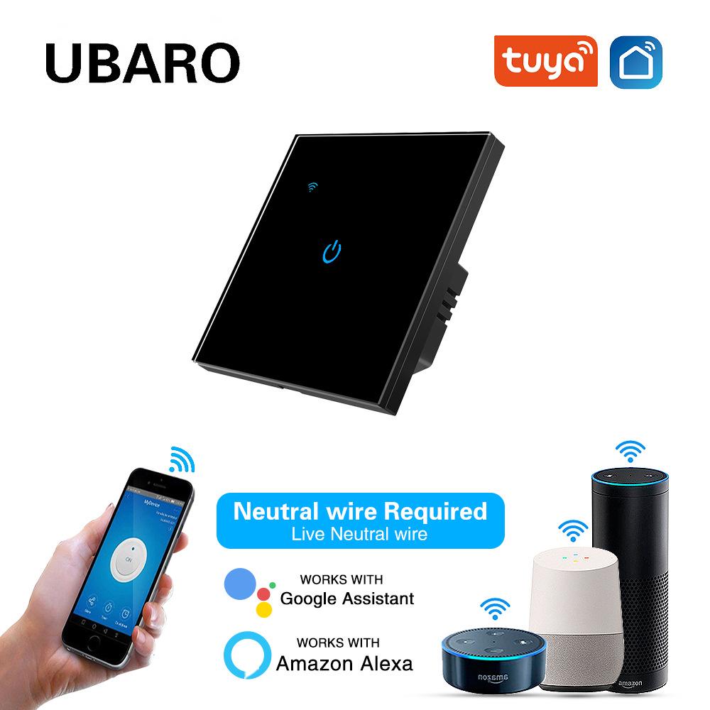 Умный выключатель Zero Fire Тип 86 Zigbee: Стальная или стеклянная панель, Пульт с голосовым управлением Alice.