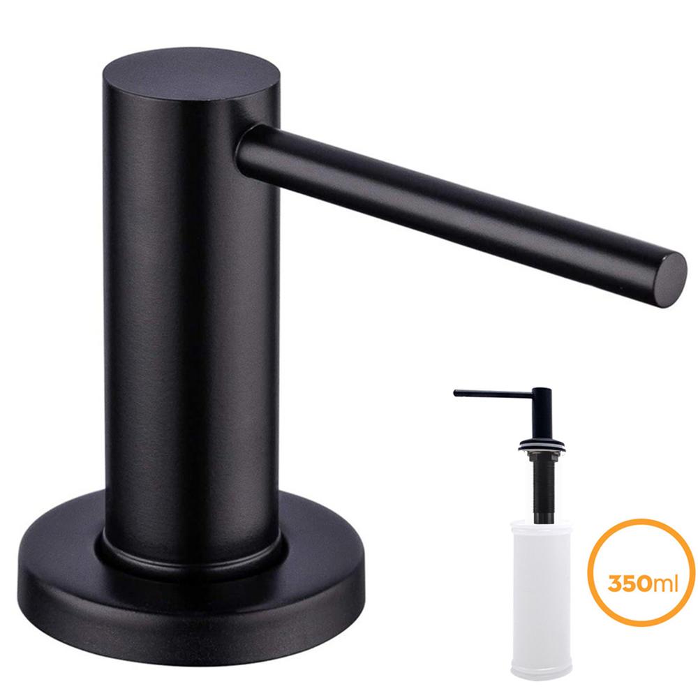 Дозатор моющего средства для кухни Дозатор мыла для раковины Дозаторы жидкого мыла для ванной Дозатор моющего средства для посуды Головка насоса Черный Золотой