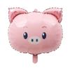 Aluminum Film Cartoon Pig Head Foil Balloons Cute Animal Balloons Pig Balloons  Classroom Decor
