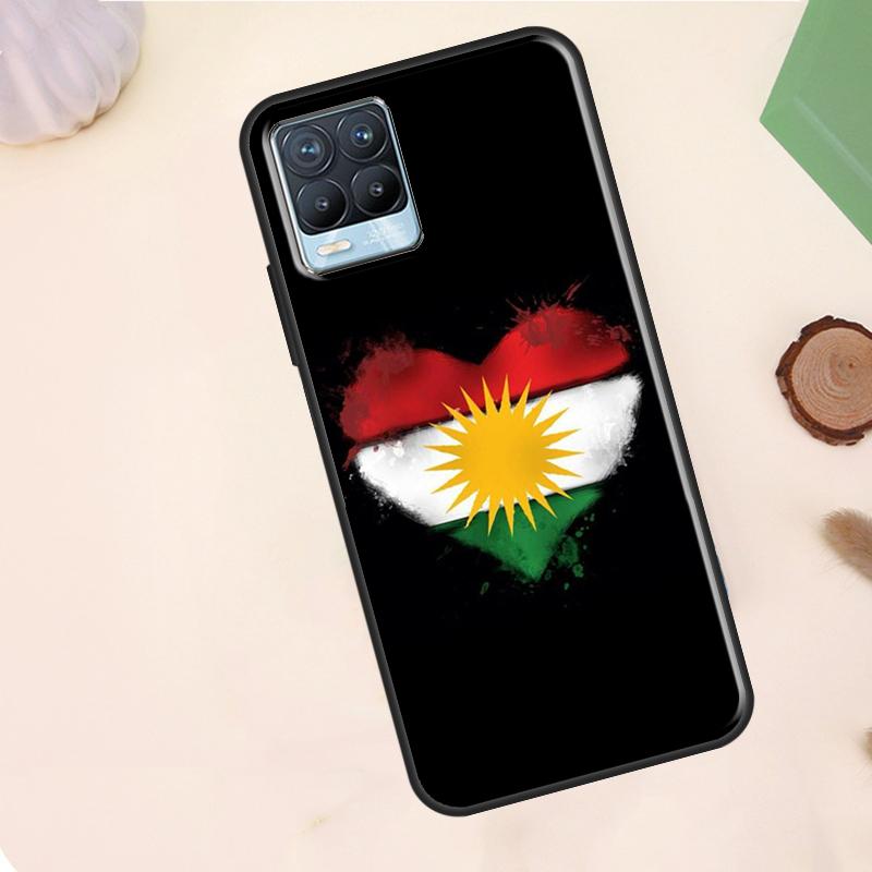 Kurdistan Flag Case For Realme C67 C71 C63 C61 C55 C51 C53 C35 C65 C75 11 12 13 14 Pro Plus GT6 GT7 15 Pro