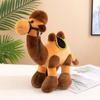 27-30CM Desert Camel Plush Toy Doll Cartoon Animation Animal Animal Mother and Child Kangaroo Doll Parent-child Paradise Doll