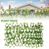 Искусственная садовая решетка Искусственный плющ Панель для забора Раздвижной забор для уединения Искусственное лиственное ограждение Для декора балкона и сада