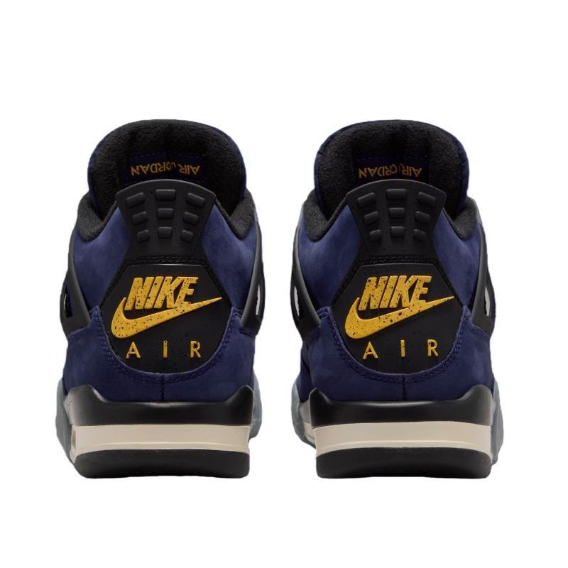 Air Jordan 4 "Lakeshow" GS удобные унисекс баскетбольные кроссовки IB4171-500