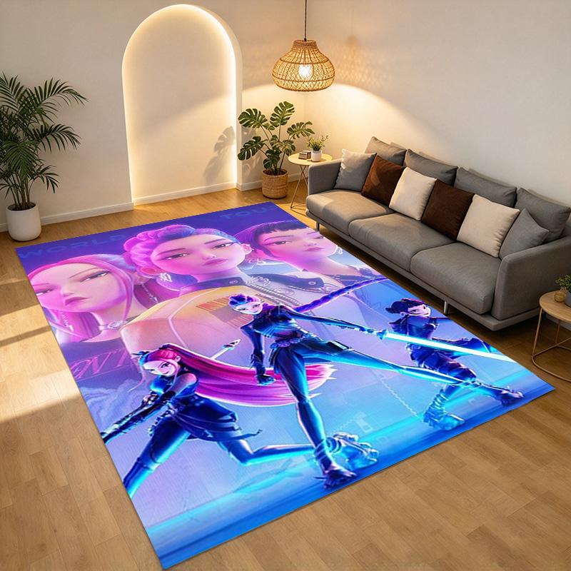 Fantasy Warriors Living Room Nonslip Area Rug Soft Carpet For Bedroom Game Playroom Sofa Office Home Decor Doormat Christmas Gift C9301420