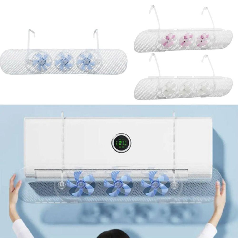 Expandable Air Conditioner Outlet Baffle Anti Direct Blowing Wind Direction Baffle for Home/Office