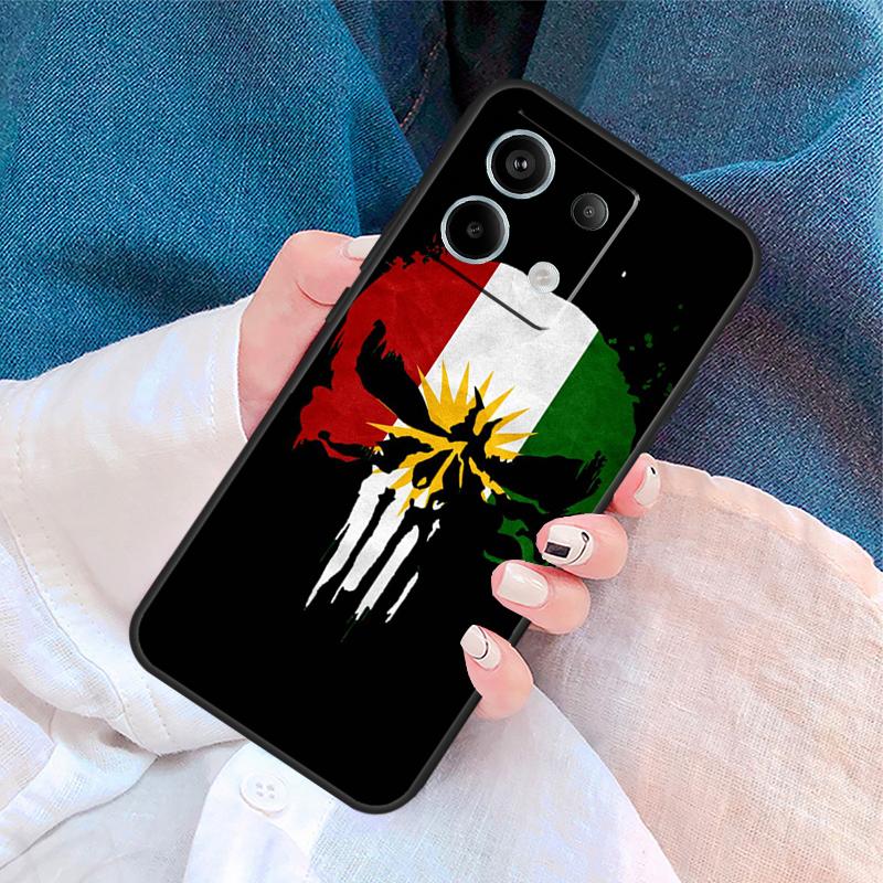 Kurdistan Flag Cover For Xiaomi Redmi Note 14 Pro 13 12 11 9 10 9S 10S 11S 12S Redmi 10C 12C 13C 14C Case