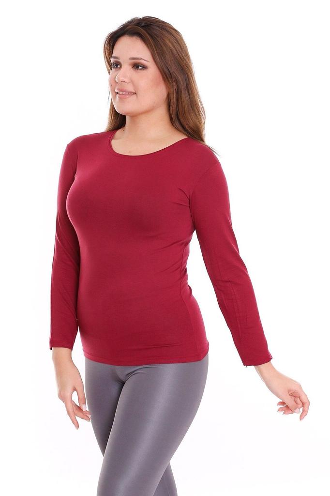 Женская мода, боди большого размера, большие размеры, круглый вырез, длинный рукав, вискоза, розовое боди