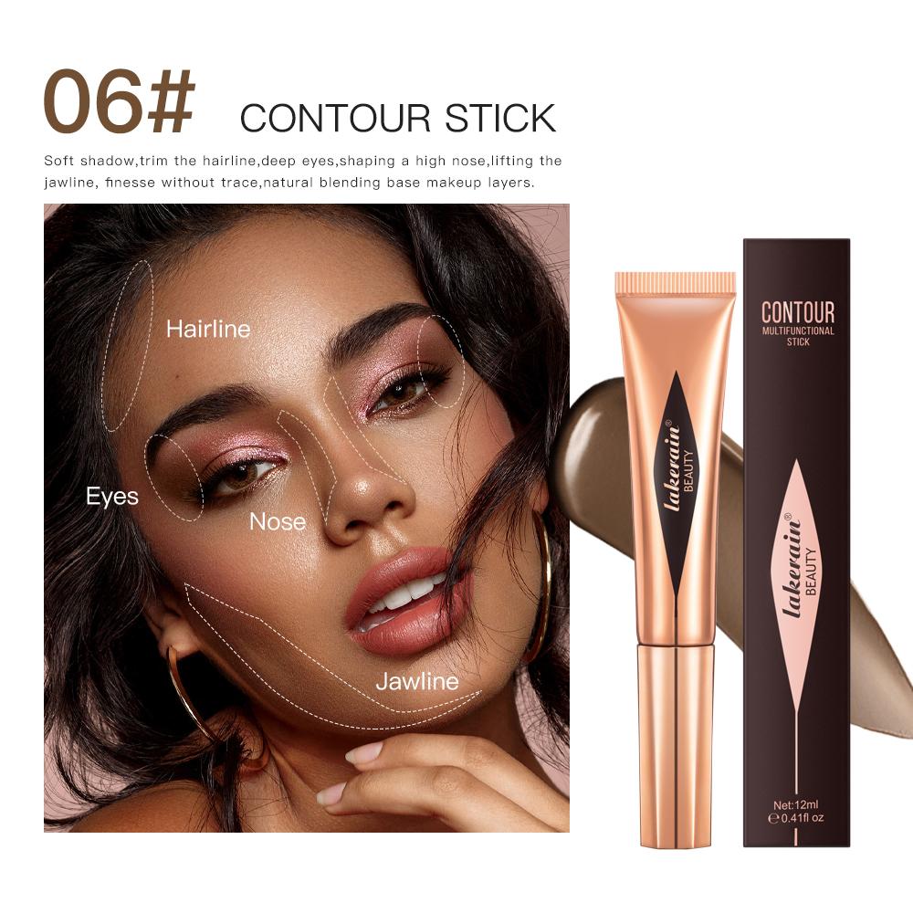 Новый Кремовый Бронзер Контур Румяна Beauty Wand Хайлайтер Румяна с Подушечкой Жидкий Бронзер для Лица Палочка-Аппликатор Макияж