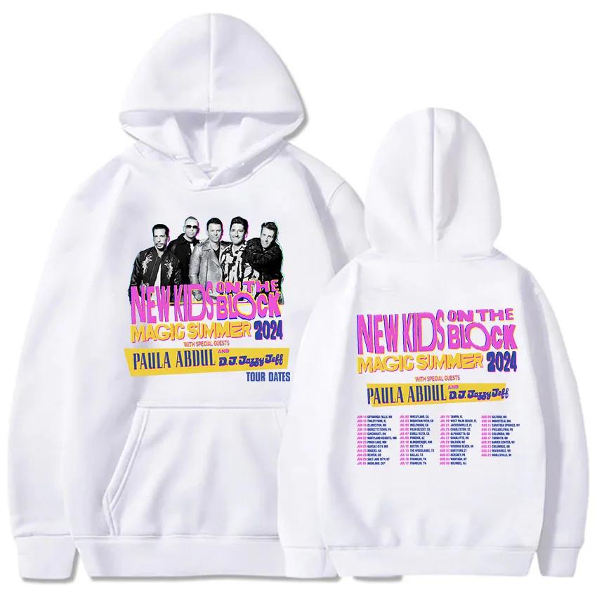 Толстовка NKOTB-B The Magic Summer Tour Sudaderas Para Mujer Женская одежда Moletom с длинным рукавом Уличная одежда Топ