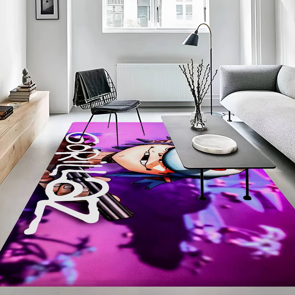 Music Cool Band G-gorillaz Room Mats Retro Multiple Choice Living Room Kitchen Rug Non-Slip Welcome Rug