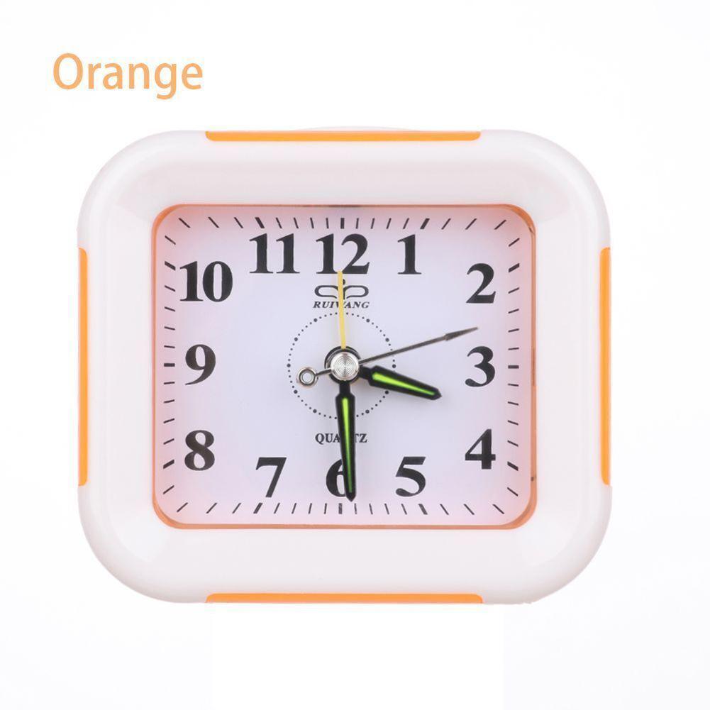 Clock Alarm Clock Bedroom Home Decorations Kitchen Clock Radios Blue Green Orange Purple Stably Stand High Quality