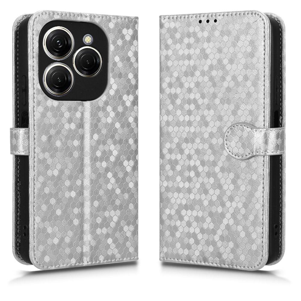 For TECNO Spark 20 Pro Cell Phone Case PU Leather Imprinted Wallet Shockproof Stand Cover