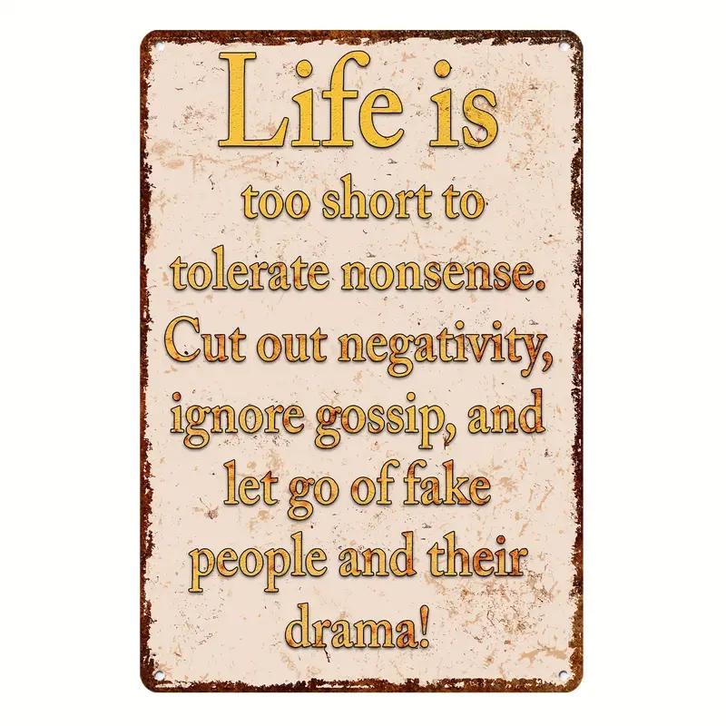 Юмористические Сатирические Фразы Алюминиевая Табличка Винтажная Металлическая Табличка Для Дома, Кафе Бара Клуба, Гаража, Пространств Гостиной Настенный Декор