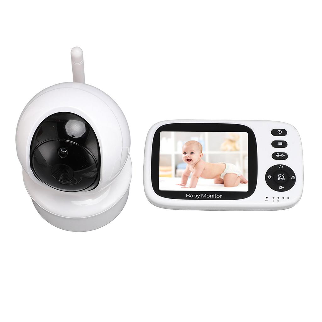 Видеоняня с камерой, 2-стороннее аудио, ночное видение, долгий срок службы батареи, беспроводной детский монитор, США